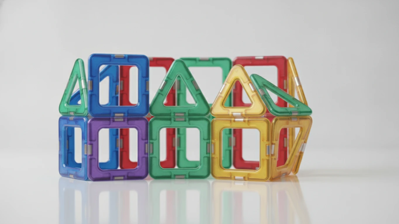 Translucent Magnetic Building Tiles