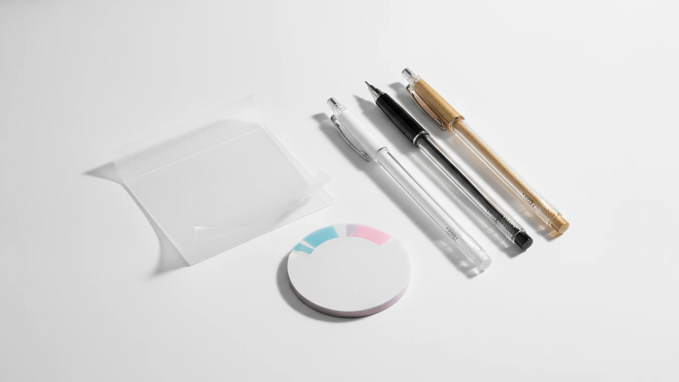 Transparent Sticky Note & Annotation Set