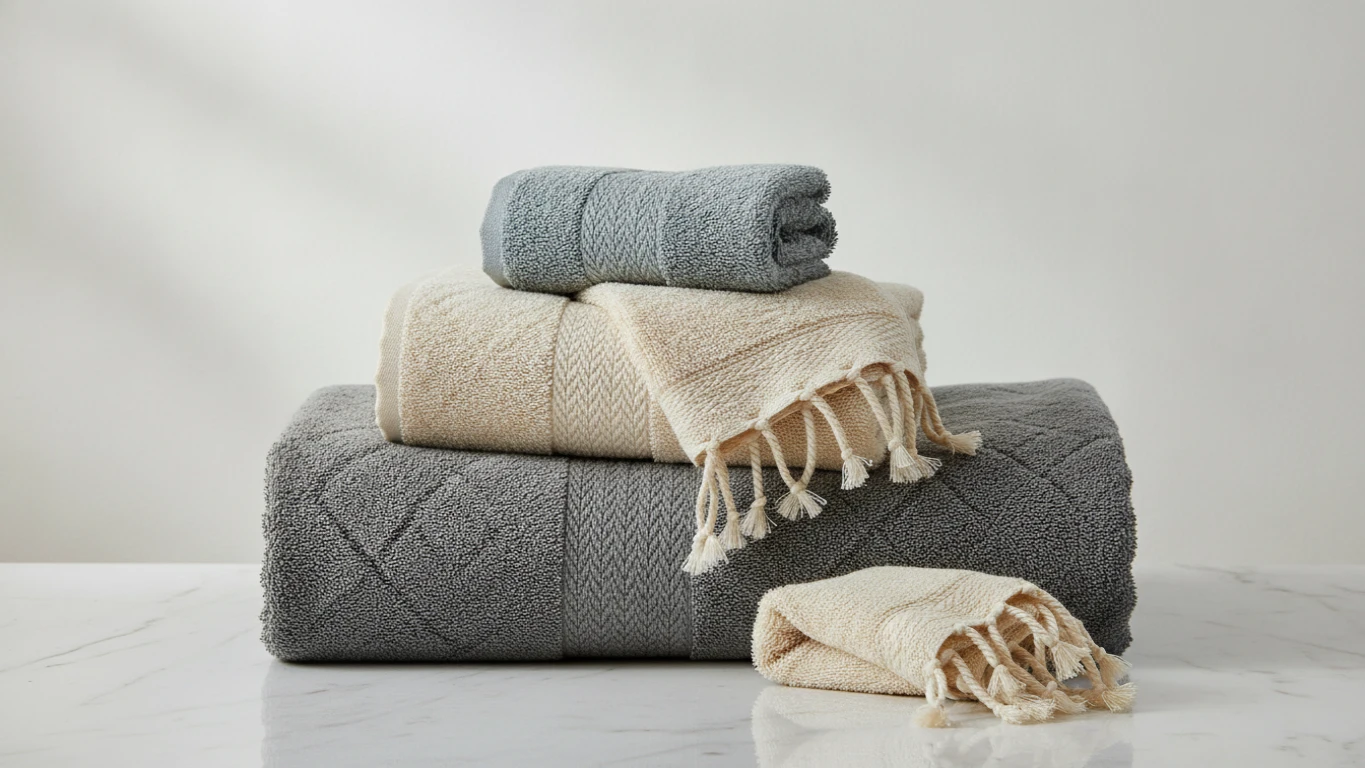 Turkish Cotton Bath Towel Set