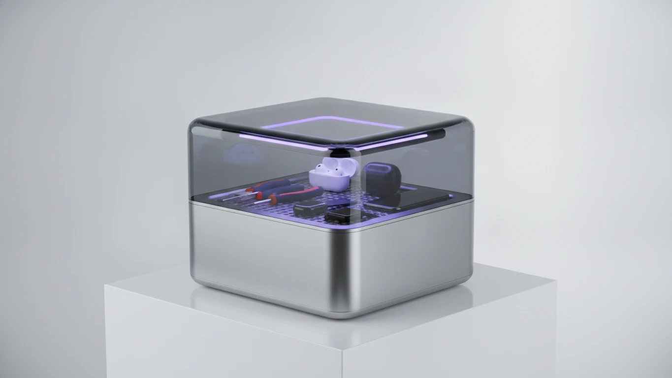 UV-C Sanitizing Station for Tools and Phones