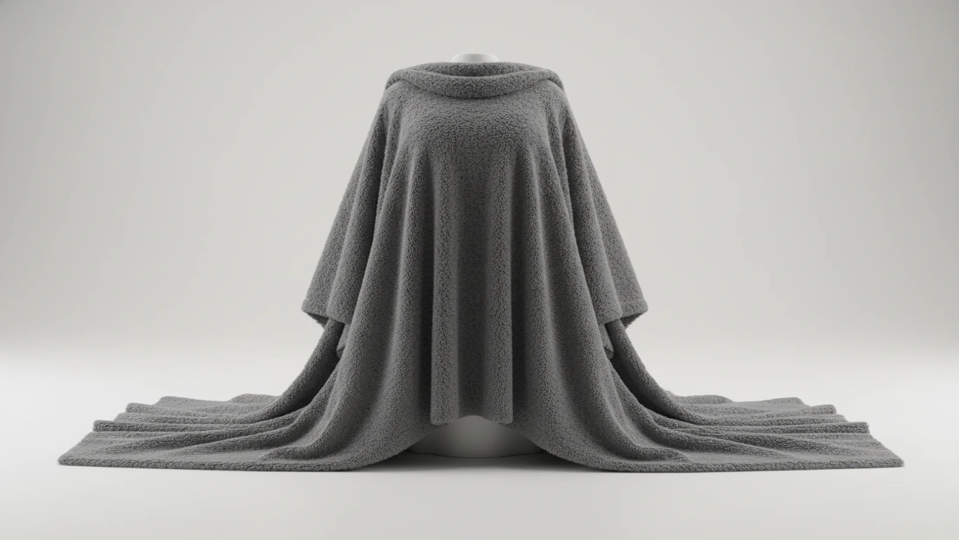 Ultra-Plush Fleece Oversized Wearable Blanket