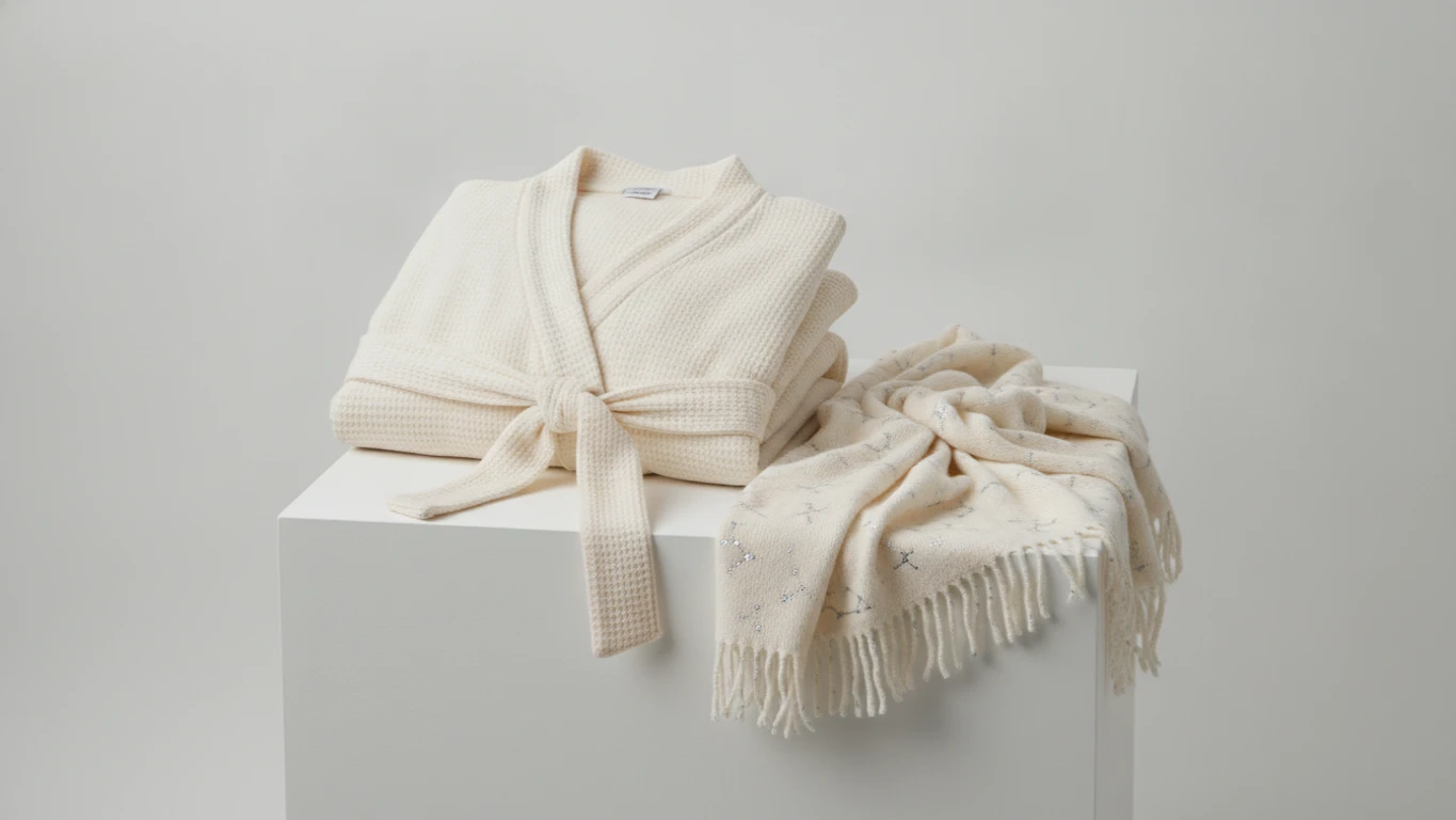 Ultra-Soft Maternity Robe and Swaddle Set