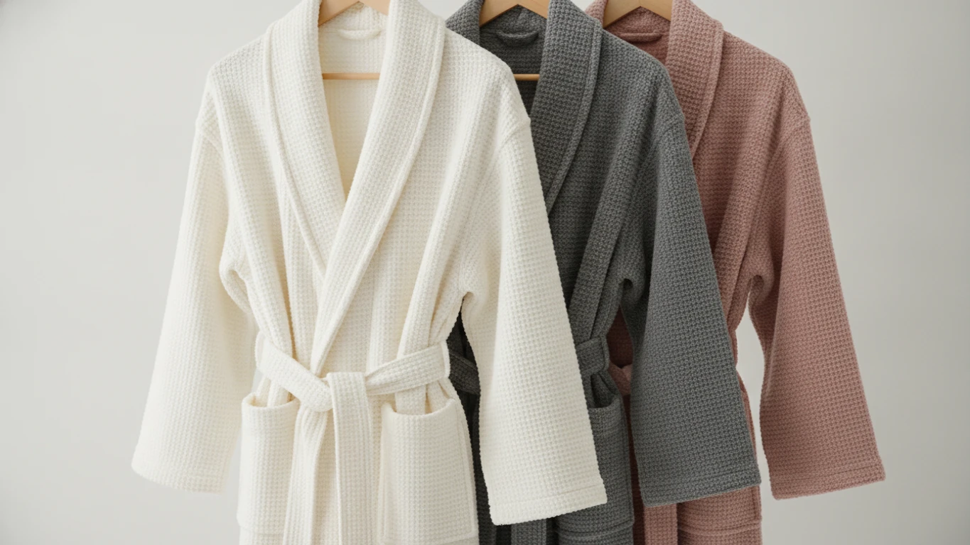 Ultra-Soft Waffle Knit Spa Robes