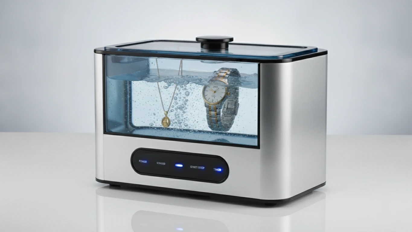 Ultrasonic Jewelry and Watch Cleaning Bath
