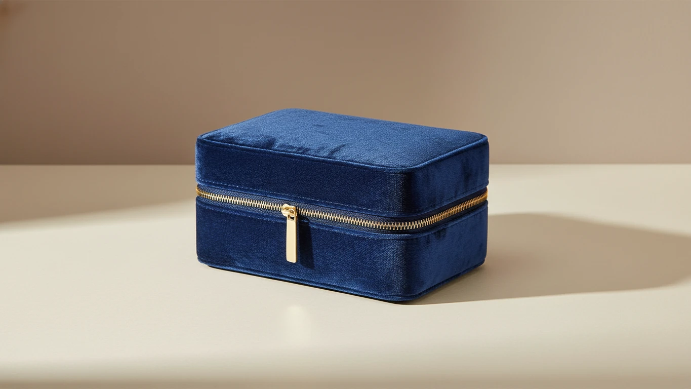 Velvet Travel Jewelry Organizer