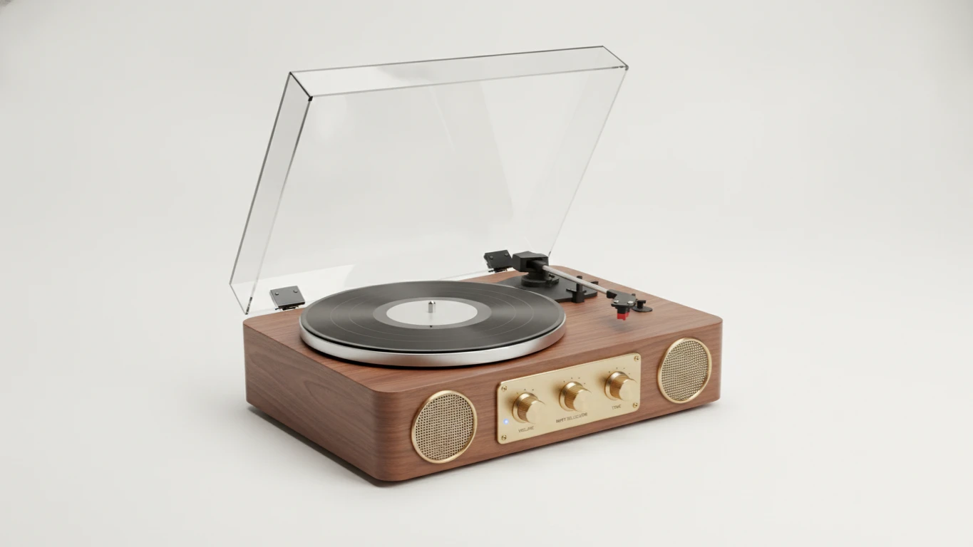 Vintage Bluetooth Record Player