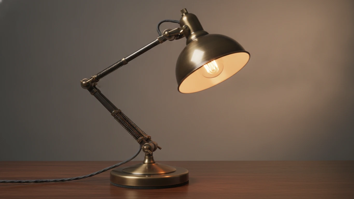 Vintage-Style Articulated Desk Lamp