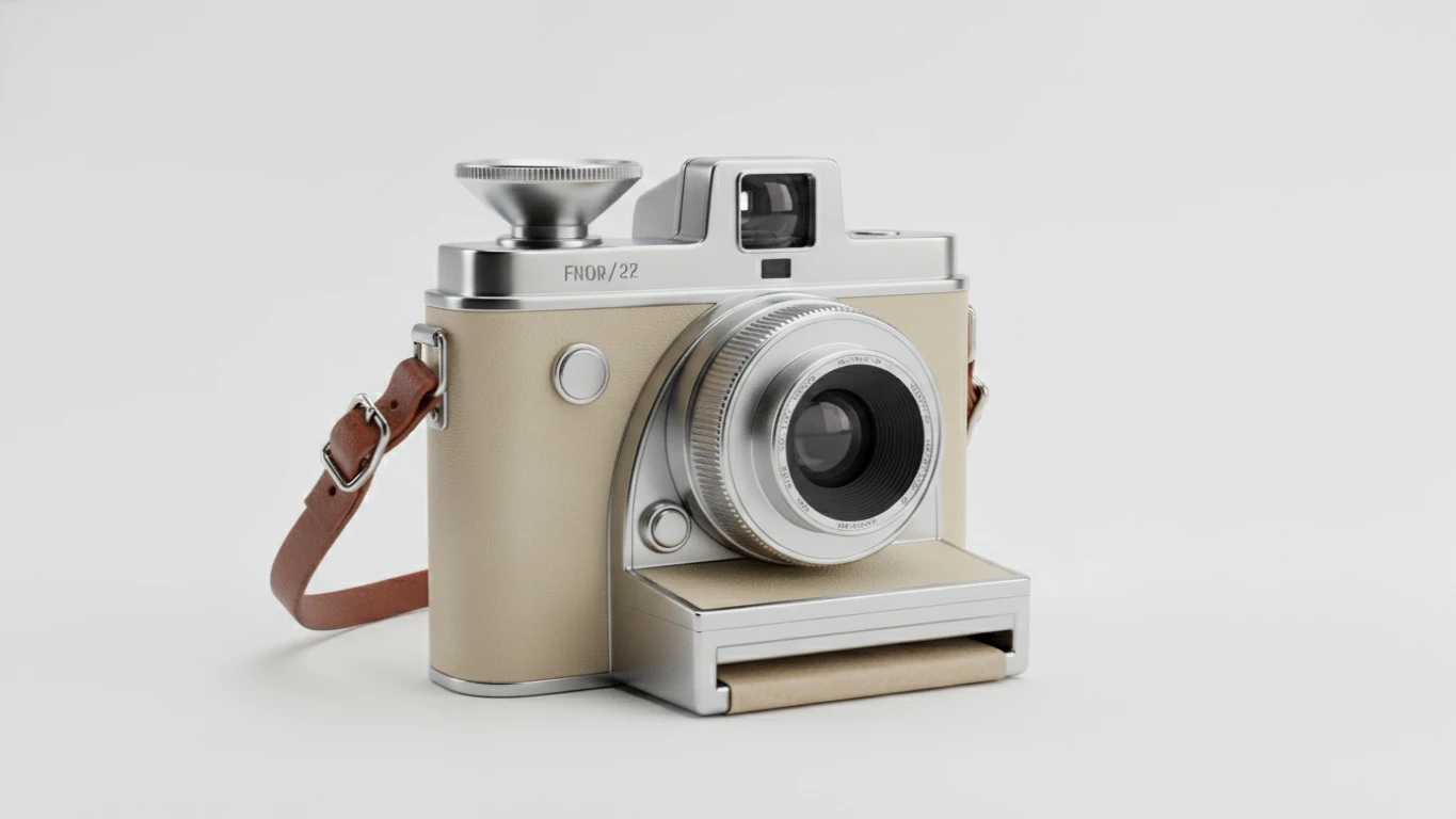 Vintage-Style Instant Film Camera