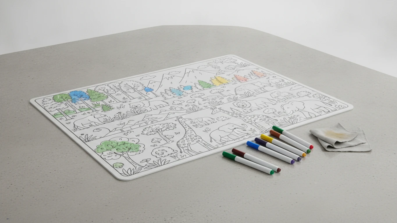 Washable Coloring Mat