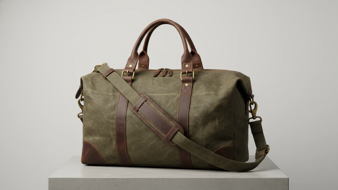 Water-Resistant Canvas Weekender Bag