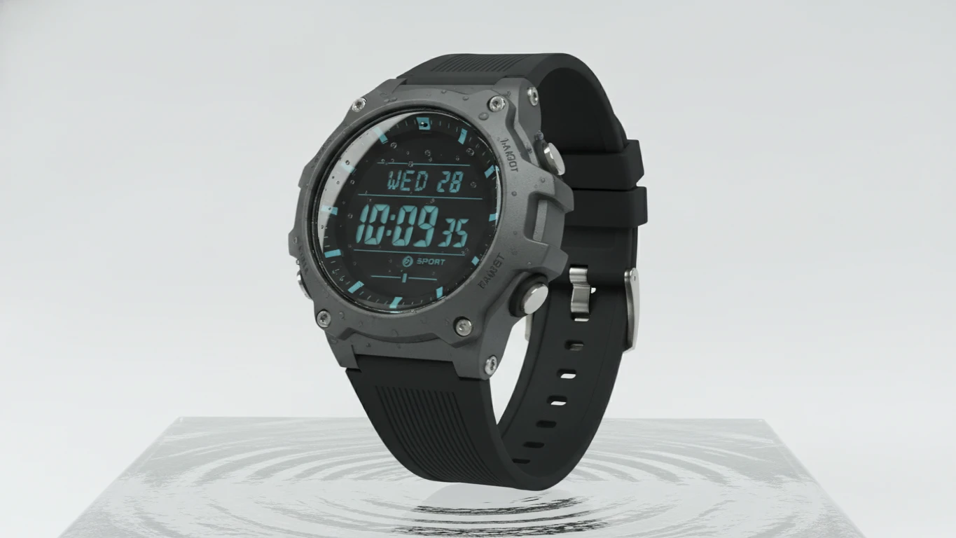 Water-Resistant Digital Sports Watch