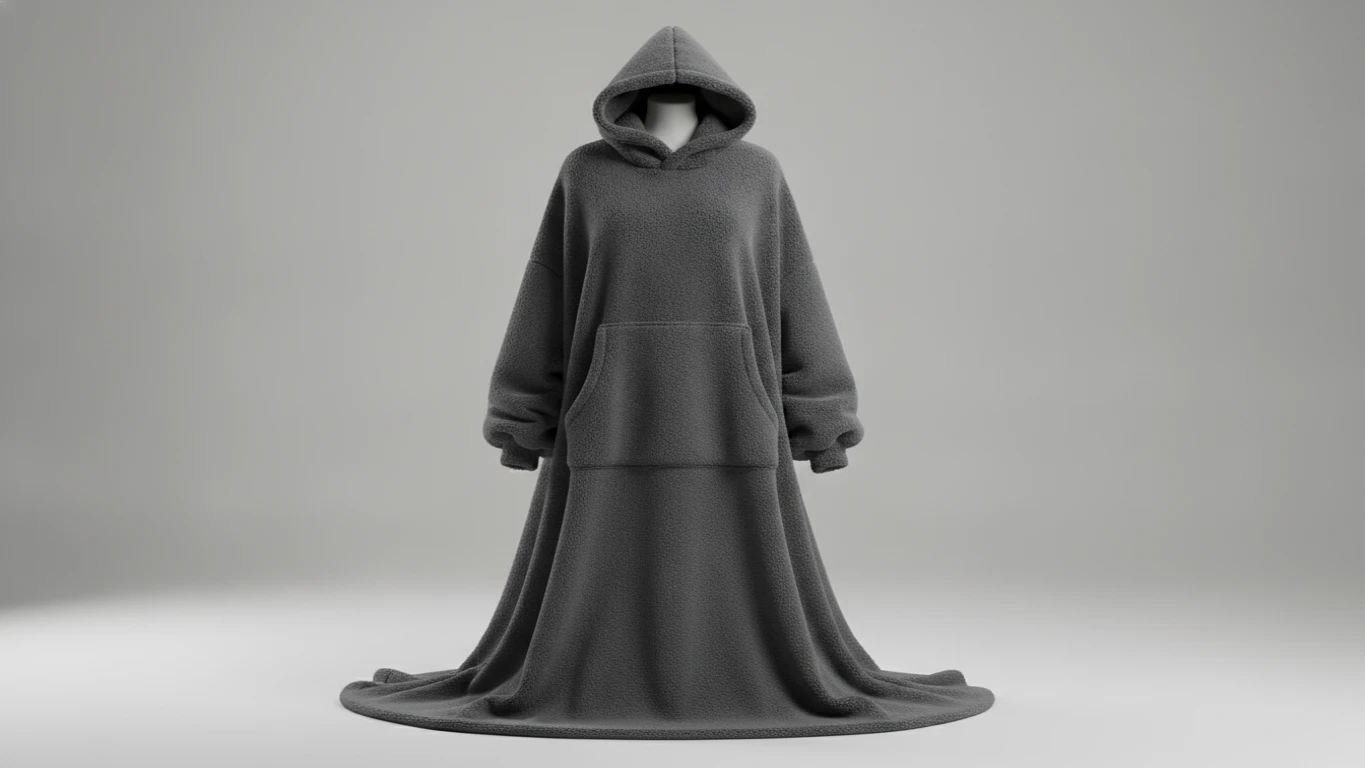 Wearable Fleece Oversized Hoodie