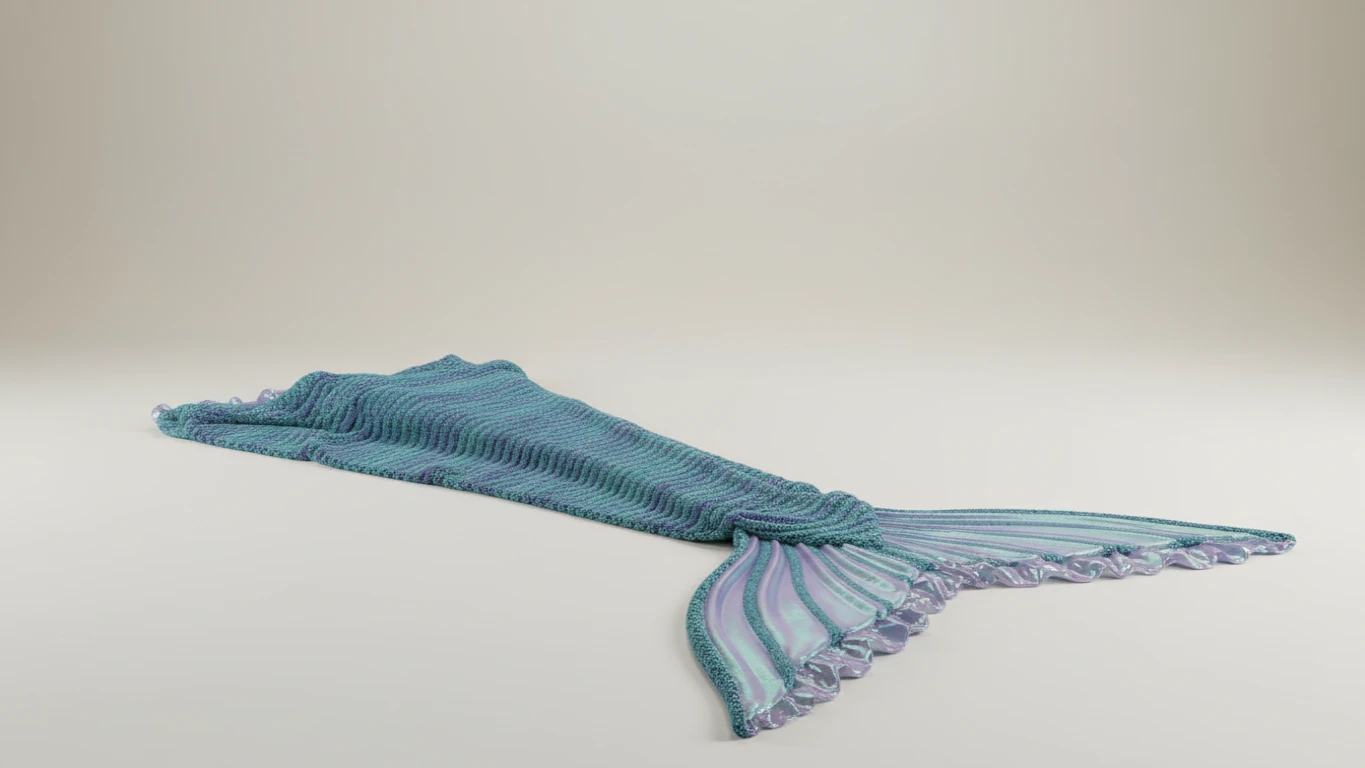 Wearable Mermaid Tail Blanket