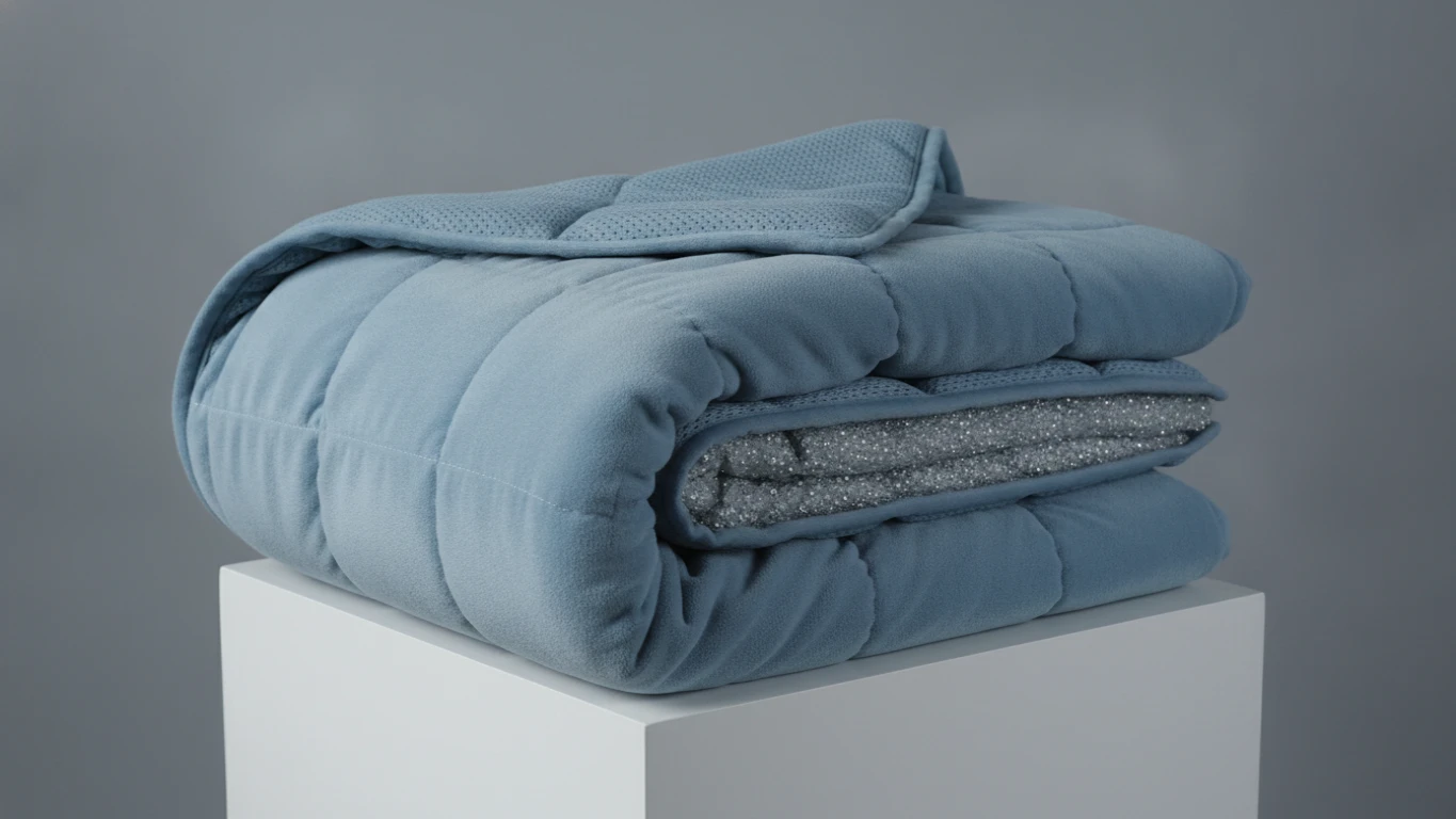 Weighted Cooling Micro-Glass Bead Blanket