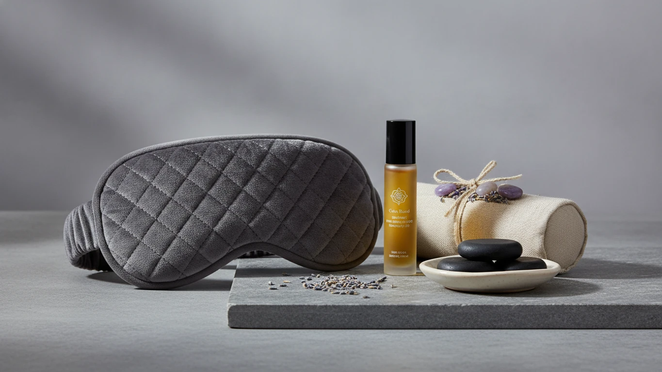 Weighted Eye Mask and Sleep Therapy Set