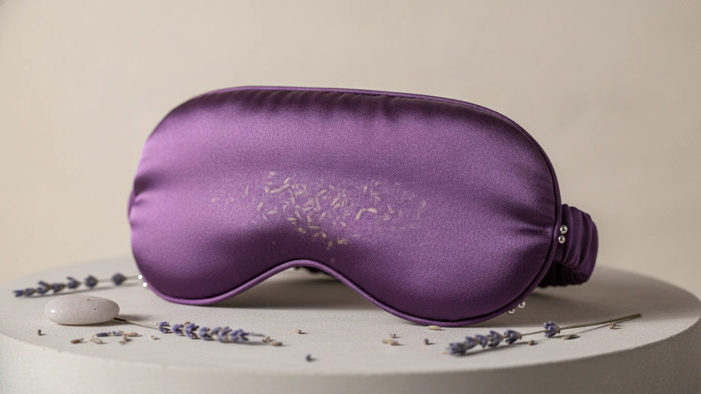 Weighted Silk Lavender Eye Mask