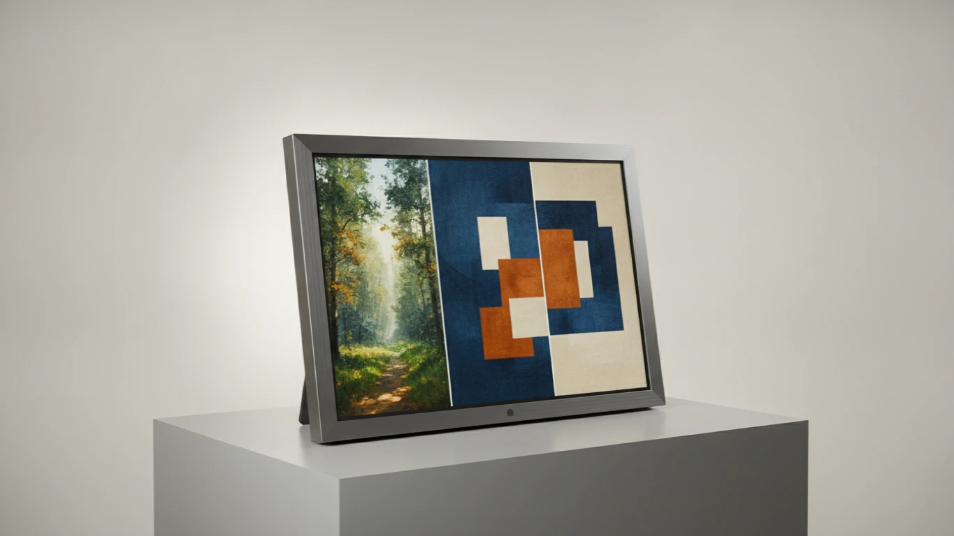 Wi-Fi Connected Digital Art and Photo Frame