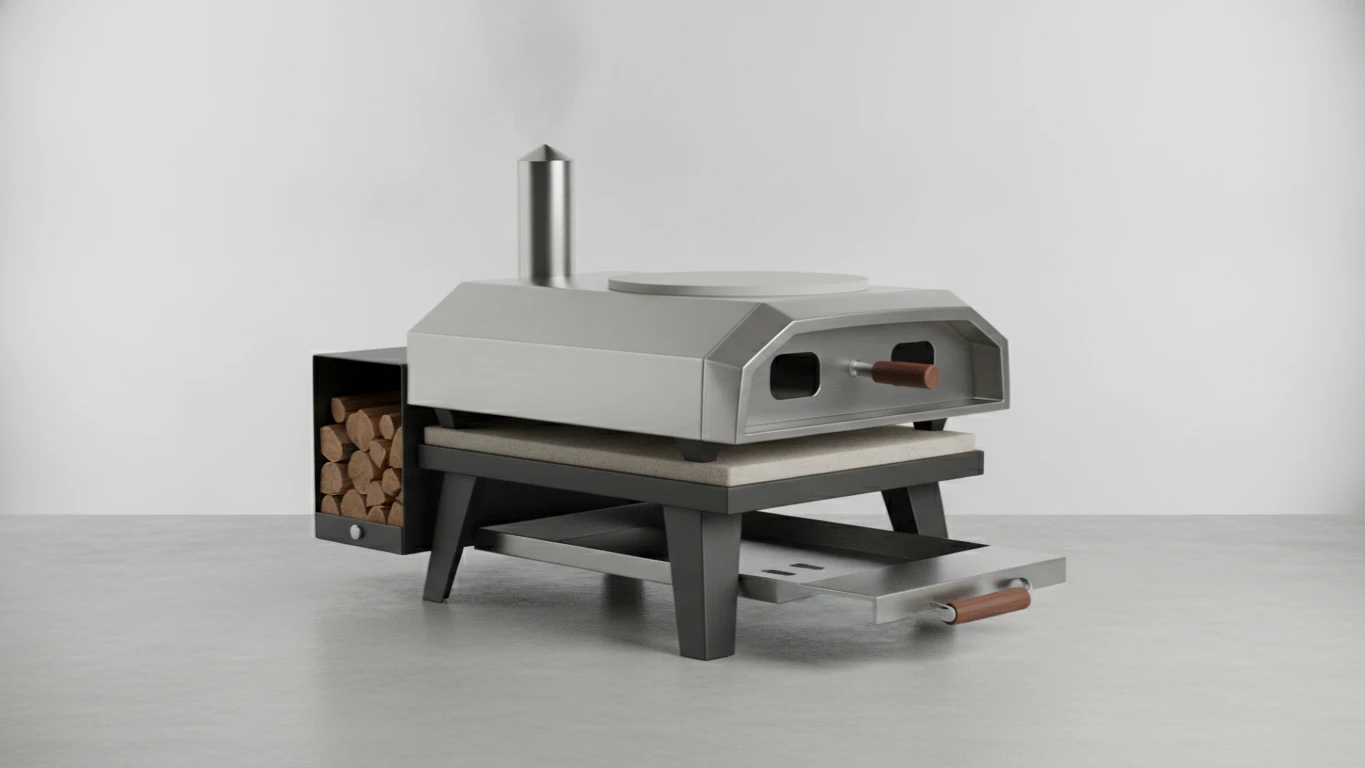 Wood-Fired Tabletop Pizza Oven