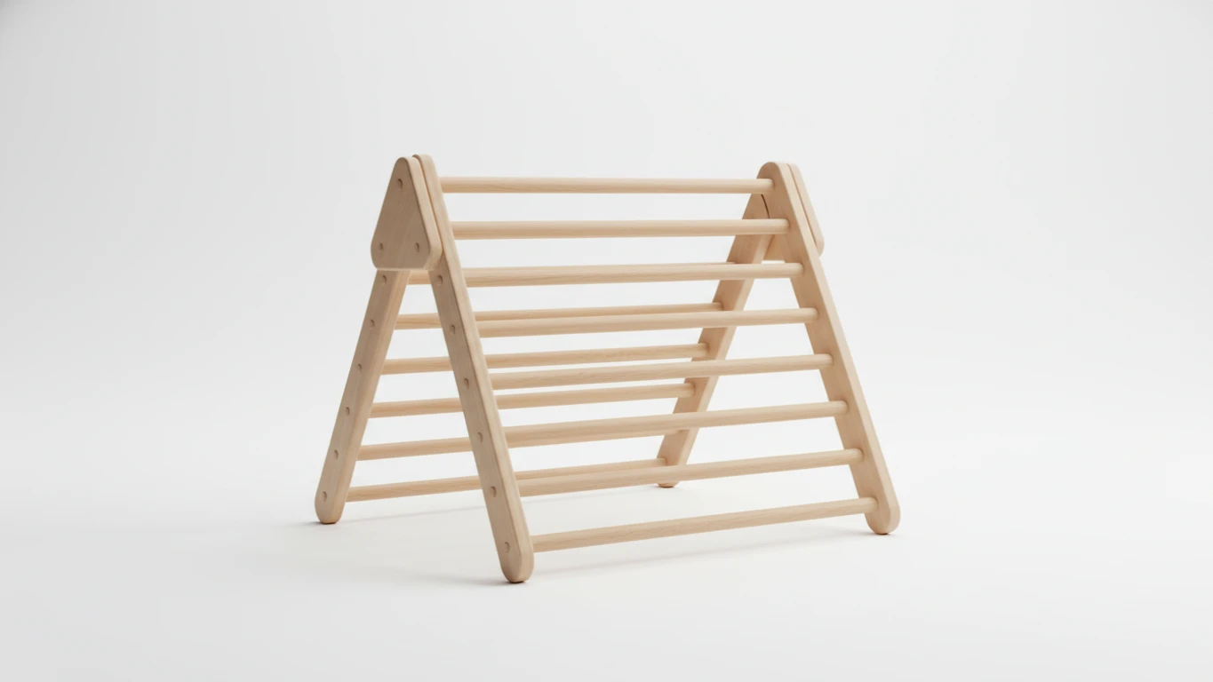 Wooden Climbing Triangle Frame