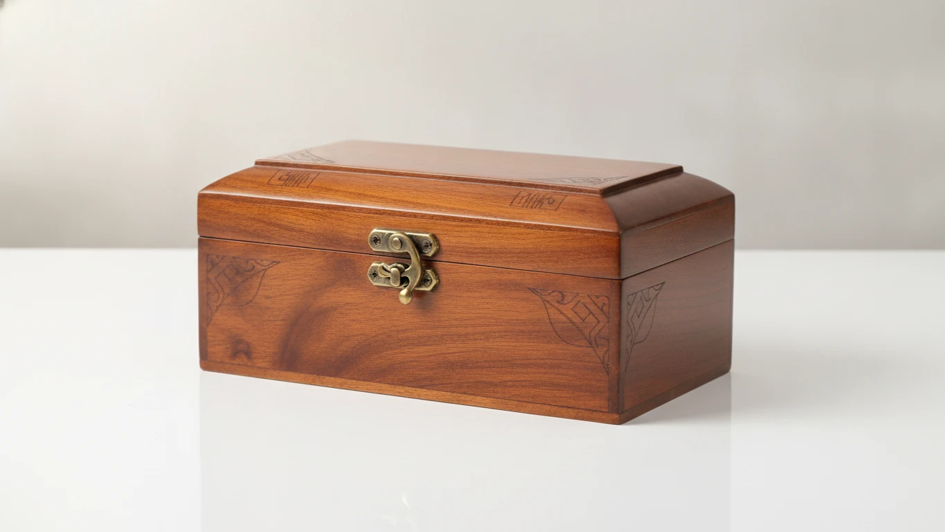 Wooden Keepsake Treasure Box
