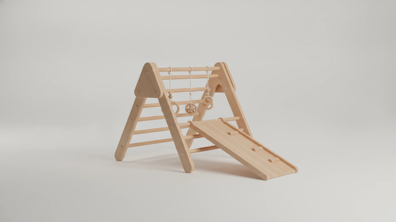 Wooden Montessori Play Gym