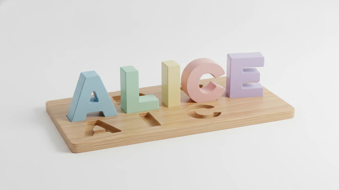 Wooden Name Puzzle