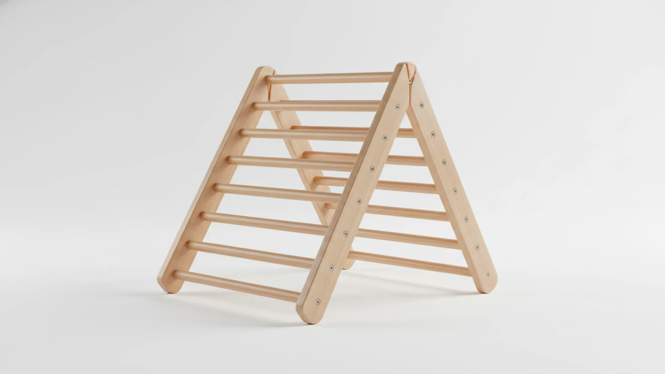 Wooden Pikler Climbing Triangle