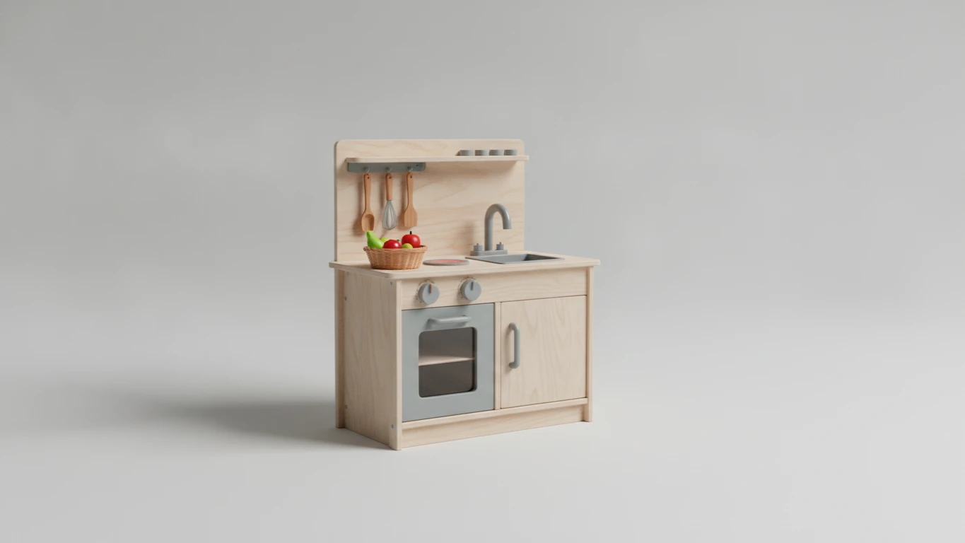 Wooden Play Kitchen